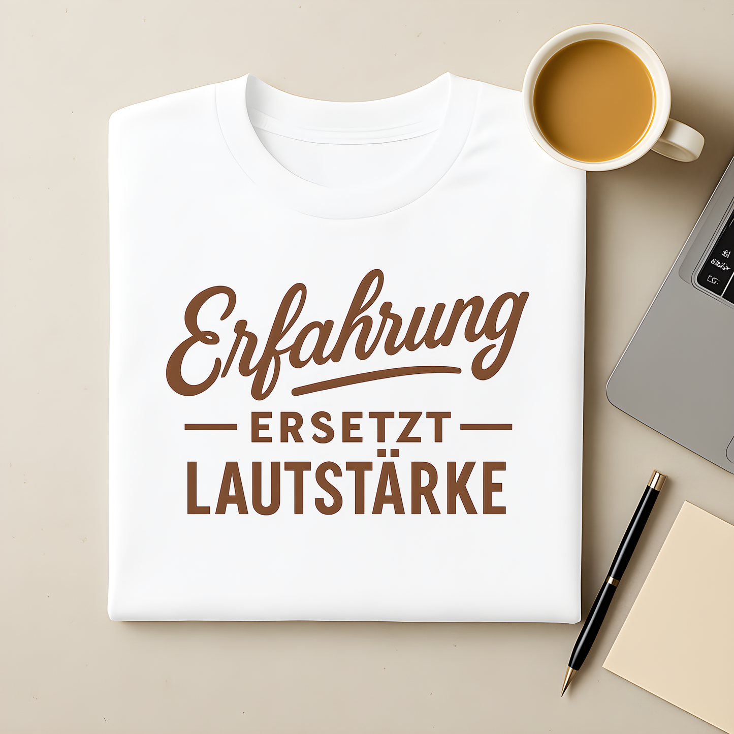 Erfahrung ersetzt Lautstärke T-Shirt