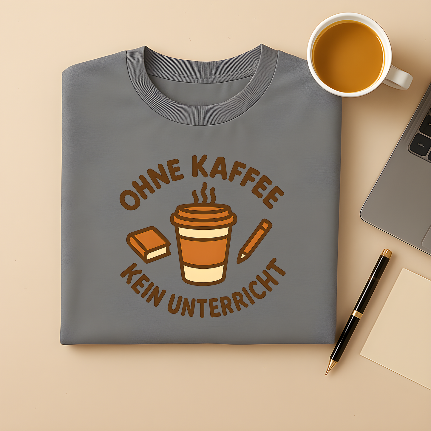 Ohne Kaffee kein Unterricht T-Shirt